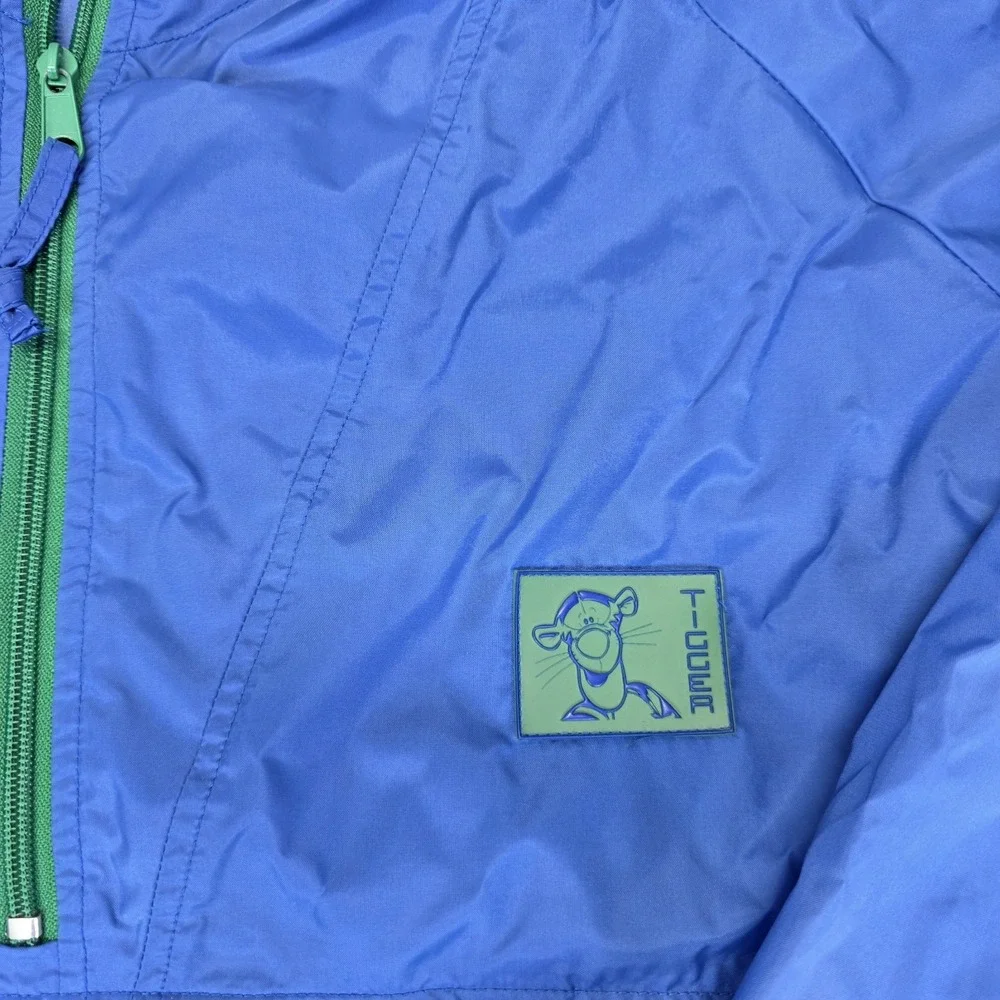 Vintage 90s Disney Tigger Sport Anorak Windbreaker Jacket Vtg Cartoon Rare Pooh - Picture 2 of 8